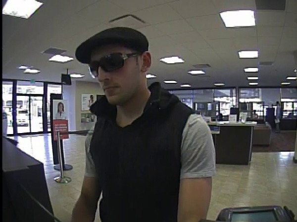 Key Bank in Redmond was robbed Friday afternoon by a suspect wearing a dark vest with a light t-shirt underneath