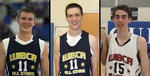 Three local athletes played in their respective state all-star games last weekend at Curtis High School in University Place. From left: Lucas Fernandez (Bear Creek School)