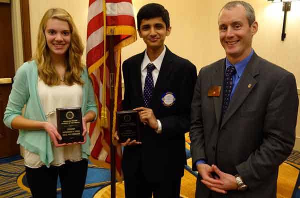 Rotary Club of Redmond honored Redmond High School's Meg Holtzinger