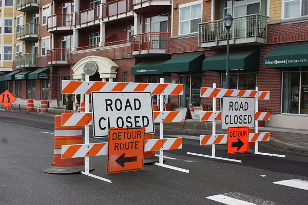 Portions of Cleveland Street will be closed throughout the year as the City of Redmond works on the Cleveland Streetscape project and prepares to convert it into a two-way road.