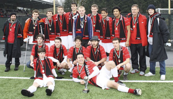 Crossfire Select's U18 boys Fred Johnson soccer team