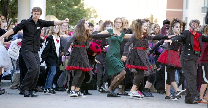 The third annual 'Thrill the World' dance and benefit will take over Redmond Town Center's Center Street Plaza on Oct. 29. The event will raise money for children's educational programs at SecondStory Repertory