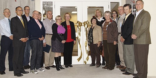 Present at Emerald Heights' Trailside opening ceremony were: (left to right