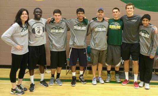 The Overlake School crew at last year's Redmond Basketball Jamboree: Jennifer Minhas