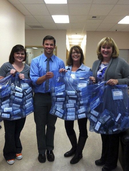 Assistance League of the Eastside delivered 77 pairs of men's boxer briefs to the Landing in Redmond