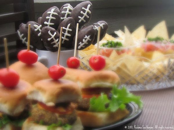 Game day finger foods.