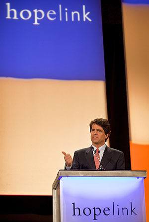 Mark Kennedy Shriver was the keynote speaker for Hopelink’s Reaching Out Benefit Luncheon.