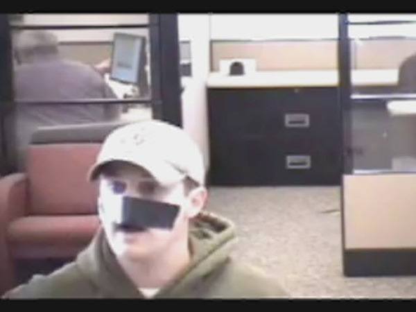 The 'Duct Tape Bandit' is suspected of robbing banks in Redmond