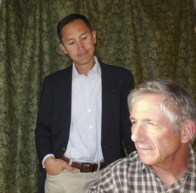 Evergreen Family Theatre's Huy Nguyen and Tony Ventrella.