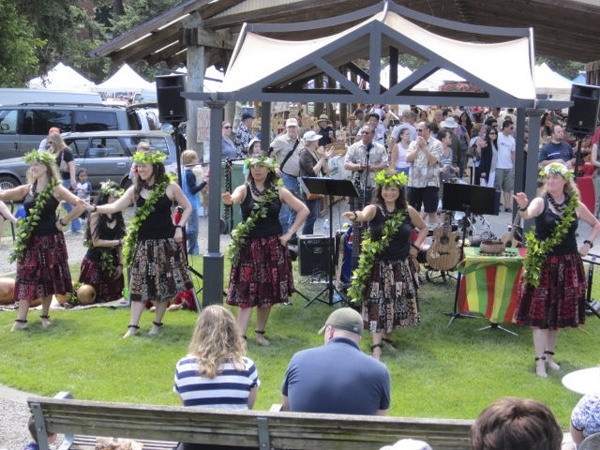 Saturday is Hawaiian Day at the Redmond Saturday Market. Melelani Hula Studio and Elias Ka'uhune and Friends will perform from noon to 2 p.m.