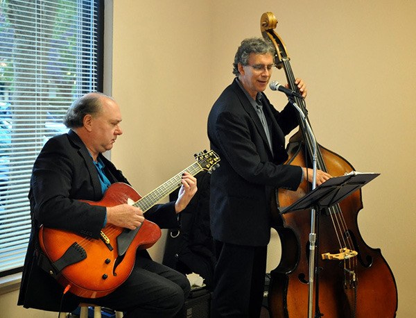 Northwest jazz guitarist Dave Peterson (left) and bassist and composer Tim Koss will perform at the Together Center's upcoming After Hours 2014 on Sept. 25.