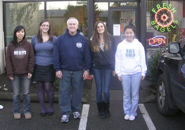 Redmond High School seniors (from left) Karin Otsuka