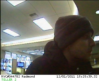 Redmond Police are asking that anyone with information regarding a bank robbery Thursday afternoon call (425) 556-2584.