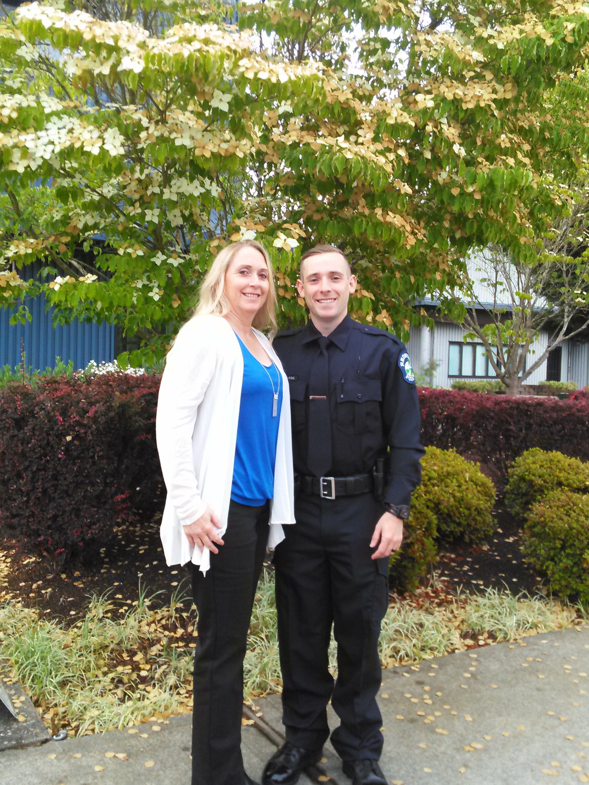Like Mother Like Son Cameron Balazic Joins Mom At Redmond Police 