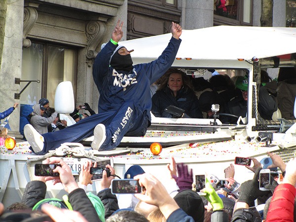 Seattle Seahawks' running back Marshawn Lynch