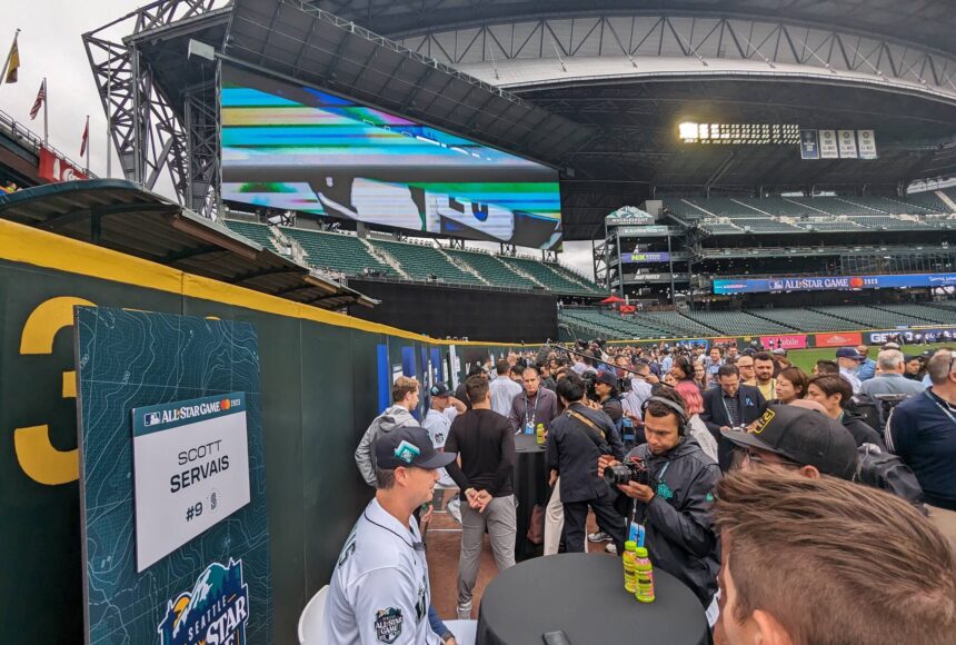 <p>Mariners manager Scott Servais and crew had a solid following in the media for their home All-Star Game last summer. File photo</p>